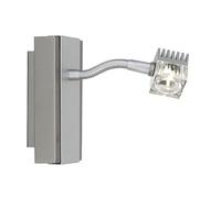 Paulmann LED Foco Pared Geo Cromo Mate 3W Blanco Neutro 4000K Flexible Cambiar
