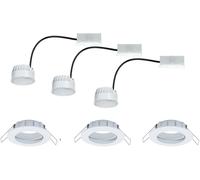 Paulmann LED lámpara empotrada 3x6.8 W blanco-aluminio 93974