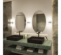 Paulmann Luena aplique IP44 cromo E14 2 luces True