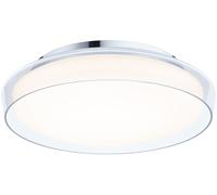 Paulmann 71078 Plafón LED Selection Bathroom Luena IP44 3000K 600lm 230V 11,5W cristal, cromo luminaria de baño