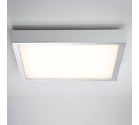 Paulmann Lunar panel LED, angular, cromo, 40x40cm