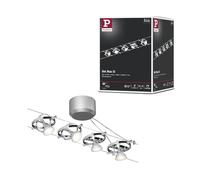 Paulmann Mac II Kit de Sistema de Cableado de Iluminación, Luces Colgantes, Potencia Máx. 5x10 W, Color Cromado Mate, Bombillas No Incluidas, 94133