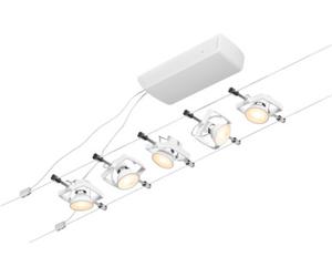 Paulmann Mac sistema de cables 5x10 W blanco-cromo 94432