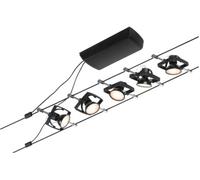 Paulmann Mac sistema de cables 5x10 W negro-cromo 94434