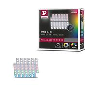 Paulmann MaxLED 1000 Cover, ampliación de 2,5 m, RGBW | Función RGBW para un diseño de iluminación personalizado, IP44, autoadhesiva, 28 W, temperatura de color 3000 K