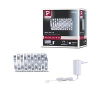 Paulmann MaxLED 250 Kit básico 3 m Luz diurna 6500 K 12 W Plata | Tira LED de 12 W, 300 lm/m, autoadhesiva, recortable según sea necesario, IP20