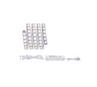 Paulmann 70668 Juego básico strip LED MaxLED 500 15 m strip LED 2700 K blanco cálido tira de luz con recubrimiento 10 W 825 lm 106 LED 230/24 V 20 VA