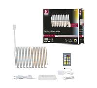 Paulmann MaxLED 500 Full-Line COB, kit básico de 3 m, TunW | Tunable White de 2700 K a 6500 K, 15 W, autoadhesivo, con controlador, mando a distancia