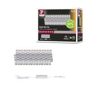 Paulmann MaxLED 500 Kit básico 5 m, blanco cálido 2700 K, 17 W, plateado | Tira LED, regulable, autoadhesiva, recortable según necesidad, para aplicaciones versátiles