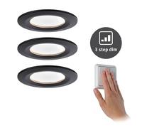 PLM 94474 - Luminaria empotrable NOVA, 3x 6,5 W, 460 lm, 2700 K, regulable,