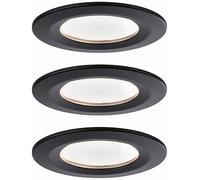 Paulmann Nova lámpara empotrada 3x6.5 W negro 94474