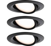 Paulmann Nova Plus 93082 LED Einbauleuchten-Set - schwarz