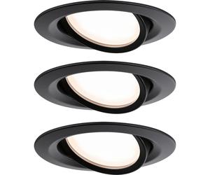 Paulmann Nova Plus 93082 LED Einbauleuchten-Set - schwarz