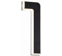 Paulmann Outdoor Solar lámpara de pared 1x0.2 W negro 79842