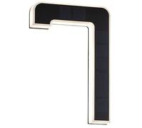 Paulmann Outdoor Solar lámpara de pared 1x0.2 W negro 79848