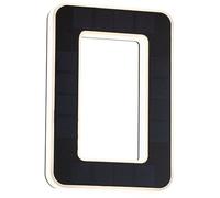 Paulmann Outdoor Solar lámpara de pared 1x0.2 W negro 79851