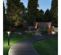 Paulmann Plug & Shine Bolardo luminoso LED Placa, RGBW, ZigBee