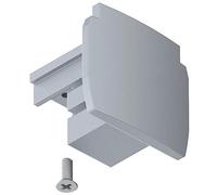 Paulmann ProRail3 pieza final de riel para lámparas x W plata 91382