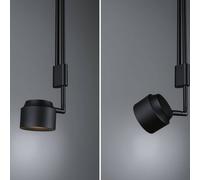 Paulmann Puric Pane I colgante LED 1 luz negro True