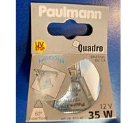 Paulmann QUADRO Halógena 12V 35W GU5,3, Foco Reflector Cromado 833.46
