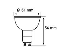 Paulmann reflectora LED GU10 5,7W 2.700K 100° EC:EPREL:981672
