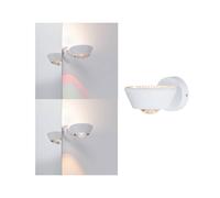 Paulmann Sabik Aplique de pared LED blanco mate