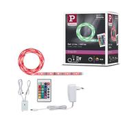 Paulmann SimpLED 70960 - Tira de luces led (1,5 m, RGB, 230/12 V CC, incluye 1 x 10 W, regulable, luz blanca, metal)