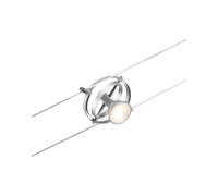 Paulmann Sistema de Cableado Spot Cardan, Corduo, Corriente Continua, Máx. 10 W, Bombilla Tipo GU5,3, Sistema de Cableado, Bombillas No Incluidas, Material Plástico, Color Cromado Mate, 94431