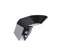 Paulmann Soley, lámpara de pared LED con solar, antracita, con sensor de movimiento