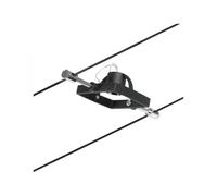 Paulmann Spot Mac II Sistema de Cableado, Corduo, Corriente Continua, Máx. 10 W, Bombilla Tipo GU5,3, Sistema de Cableado, Bombillas No Incluidas, Material Plástico, Color Negro, 94435