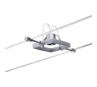 Paulmann Spot Mac II Sistema de Cableado de Iluminación, Foco Único, Potencia Máx. 10 W, Color Cromado Mate/Ópalo, Bombillas No Incluidas, 94132
