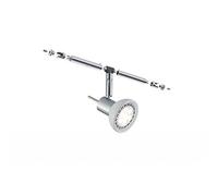 Paulmann Spot Sheela Sistema de Cableado de Iluminación, Foco Único, Potencia Máx. 10 W, Color Cromado Mate/Ópalo, Bombillas No Incluidas, 94131