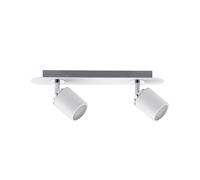 Paulmann Spotlight lámpara de pared 2x10 W blanco-cromo 66718