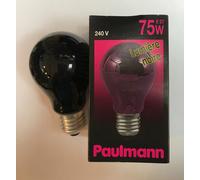Paulmann/ Sylvania AGL Bombilla De Luz Negra 230/240V 75W E27
