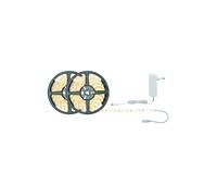 Paulmann 78974 Juego de strip SimpLED 10 m, strip LED 22 W, tira de luz 3000 K blanco cálido, cinta de luz con recubrimiento
