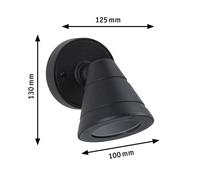 Paulmann Trian aplique de exterior GU10 orientable True