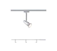 Paulmann URail Barelli set básico 3 focos, cromo