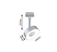 Paulmann URail Circle foco LED redondo en cromo