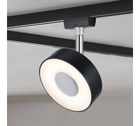 Paulmann URail Foco LED para riel Circle (5 W, Negro, Blanco neutro)