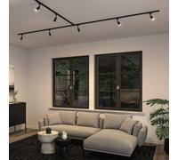 Paulmann URail Foco LED para riel Spot Salt (10 W, Negro, 3,5 x 4,5 x 11,3 cm)