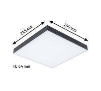 Paulmann Velora Rainbow Panel 30x30cm negro RGBW