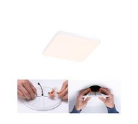 Paulmann Veluna Edge LED empotrable IP44 3000K 12x12cm