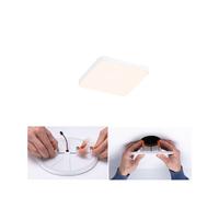 Paulmann Veluna Edge LED empotrable IP44 3000K 9x9cm