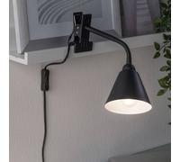 Paulmann Vitis lámpara de pinza, negro