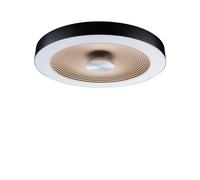 Paulmann - Volea LED Lámpara de Techo Ø40 IP44 Dim. Negro/Oro