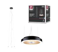 Paulmann WD - Lámpara colgante colgante (metal 71182), color negro y plateado