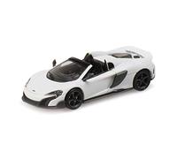 paul's model art gmbh Minichamps 870154430 - Mclaren 675Lt Spider White - Escala 1/87 - Modelo Coleccionable