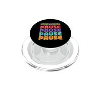 Pausa Pausa Retro Disco Ball Dance Party Music Lover PopSockets PopGrip para MagSafe