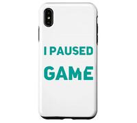 Pause Mi Juego para Estar Aquí Divertido PC PS Juegos En Línea Carcasa para iPhone XS MAX