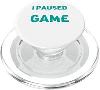 Pause Mi Juego para Estar Aquí Divertido PC PS Juegos En Línea PopSockets PopGrip para MagSafe
